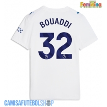 Camisa de time de futebol Manchester City Ayyoub Bouaddi #32 Replicas 3º Equipamento Feminina 2026-27 Manga Curta
